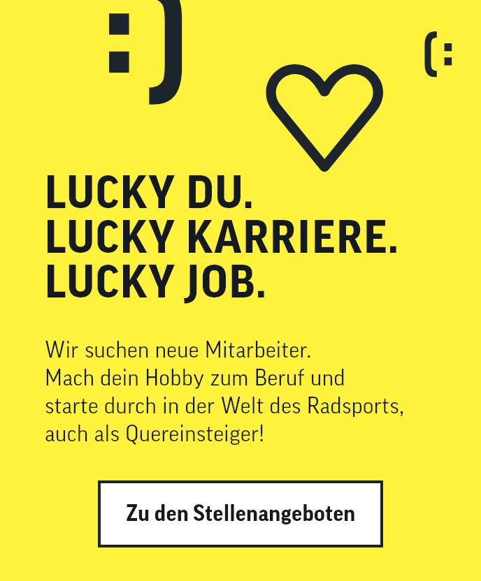 Teaser für die Stellenangebote von Lucky Bike